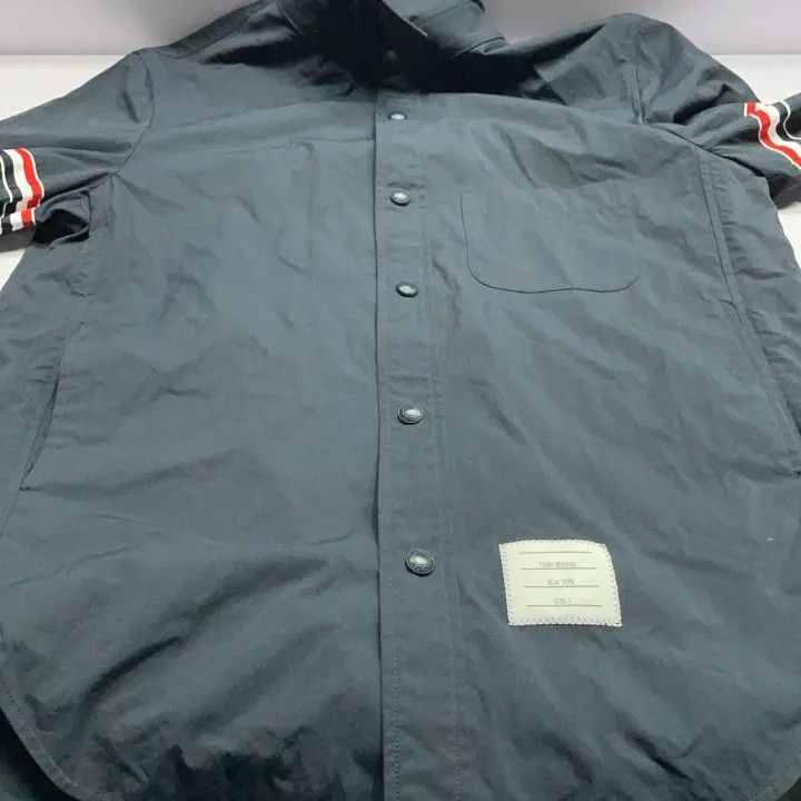 Thom Browne Thom Browne Classic Long Sleeve Shirt with RWB Stripes 0079 Size US S / EU 44-46 / 1 - 11 Thumbnail