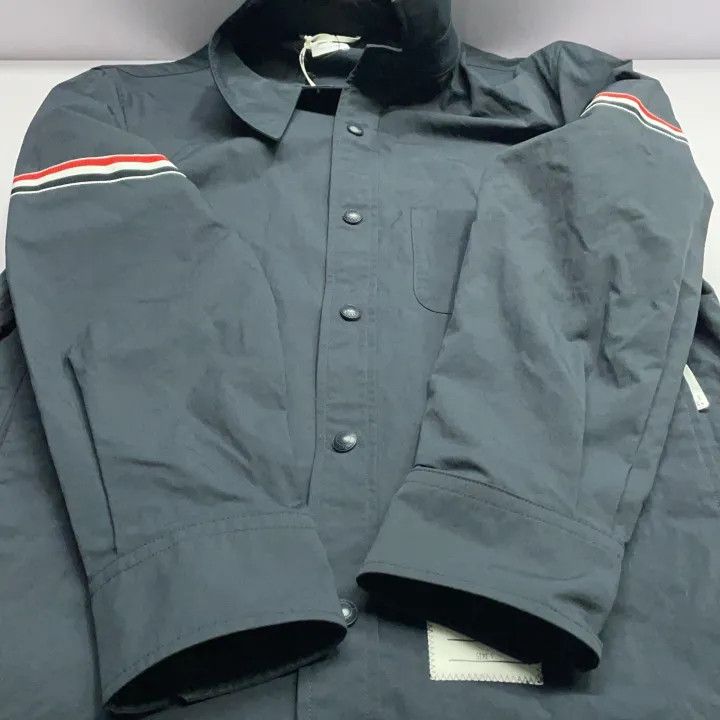 Thom Browne Thom Browne Classic Long Sleeve Shirt with RWB Stripes 0079 Size US S / EU 44-46 / 1 - 9 Thumbnail
