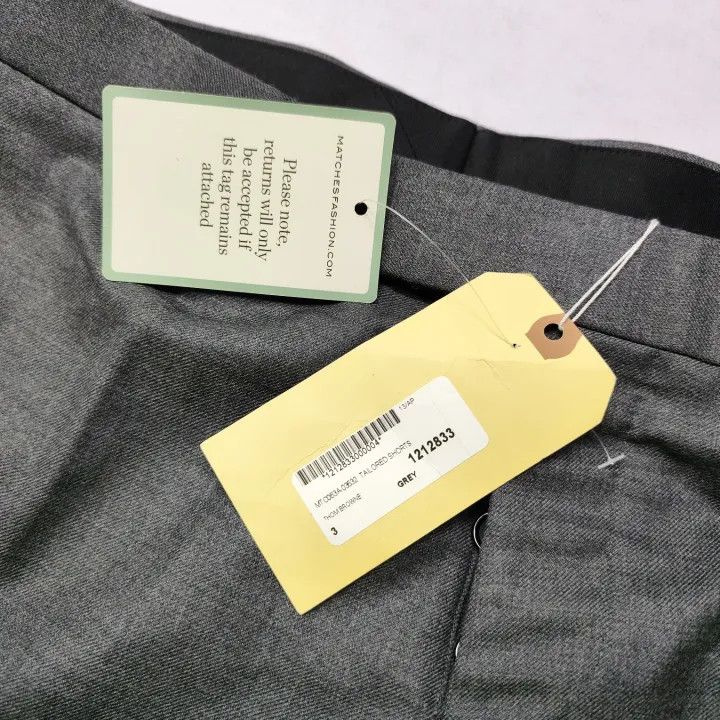 Thom Browne Thom Browne Gray Striped Shorts 0079 Size US 30 / EU 46 - 3 Thumbnail