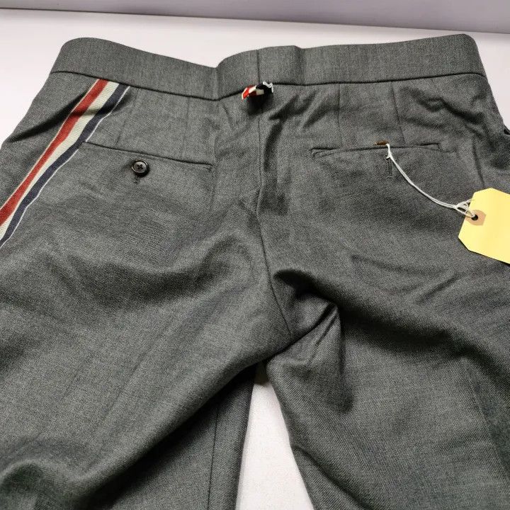Thom Browne Thom Browne Gray Striped Straight Shorts 0079 Size US 26 / EU 42 - 6 Thumbnail