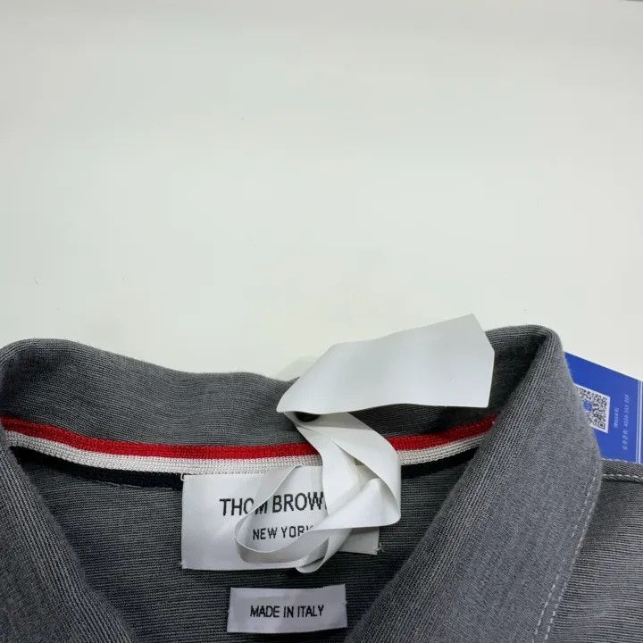 Thom Browne Thom Browne Short Sleeve Polo Shirt for Men 0079 Size US M / EU 48-50 / 2 - 5 Thumbnail
