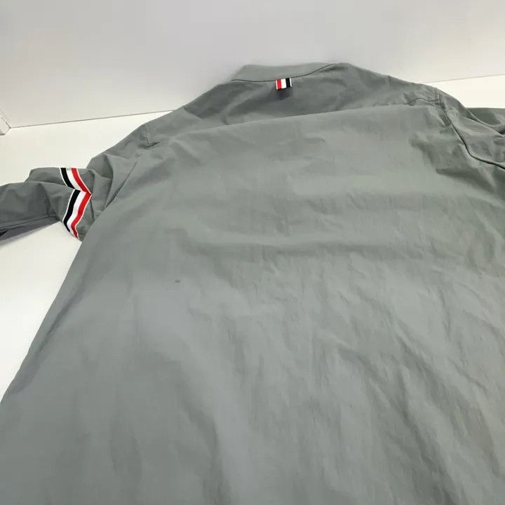 Thom Browne Thom Browne Classic Grey Stripe Long Sleeve Shirt 0079 Size US M / EU 48-50 / 2 - 13 Thumbnail