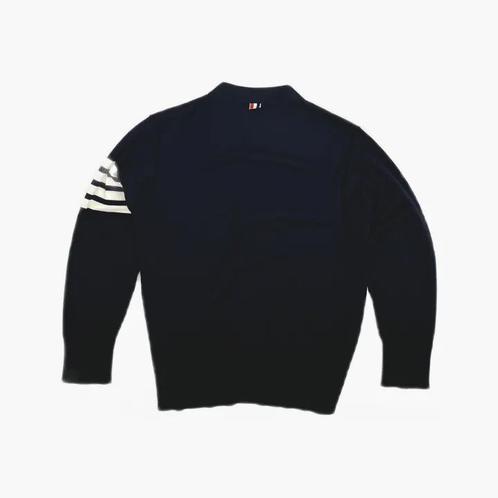 Thom Browne Thom Browne Classic V-Neck Wool Cardigan 0079 Size US M / EU 48-50 / 2 - 3 Thumbnail
