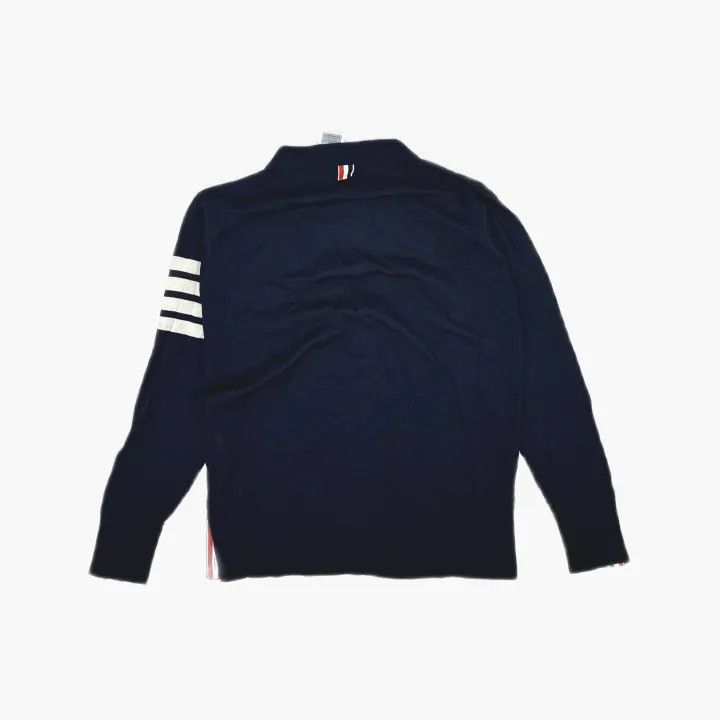 Thom Browne Thom Browne Classic V-Neck Wool Cardigan 0079 Size US M / EU 48-50 / 2 - 3 Thumbnail