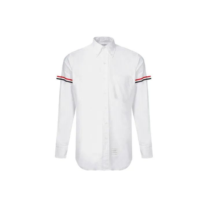 Thom Browne Thom Browne Classic Striped Long Sleeve Shirt 0079 Size US M / EU 48-50 / 2 - 2 Thumbnail