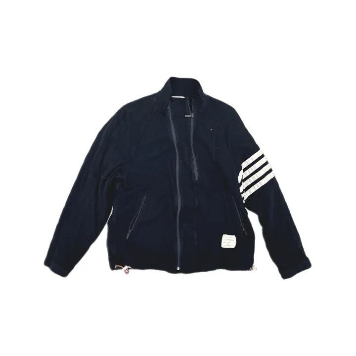 Thom Browne Thom Browne Stripe Zip Long Sleeve Jacket 0079 Size US S / EU 44-46 / 1 - 2 Thumbnail