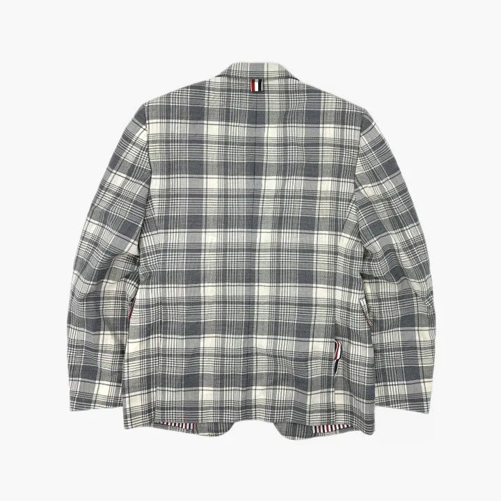 Thom Browne Thom Browne Gray Plaid Long Sleeve Suit 0079 Size US S / EU 44-46 / 1 - 3 Thumbnail