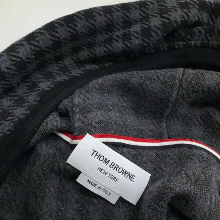 Thom Browne Thom Browne Plaid Hooded Jacket for Men 0079 Size US S / EU 44-46 / 1 - 6 Thumbnail