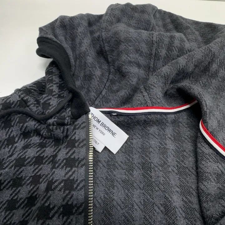 Thom Browne Thom Browne Plaid Hooded Jacket for Men 0079 Size US S / EU 44-46 / 1 - 7 Thumbnail