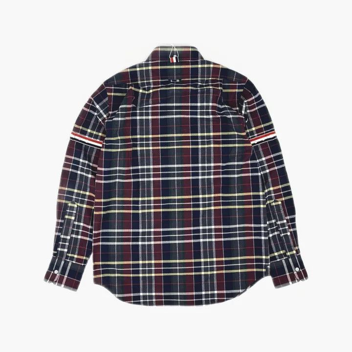 Thom Browne THOM BROWNE Blue Plaid Long Sleeve Shirt 0079 Size US S / EU 44-46 / 1 - 3 Thumbnail