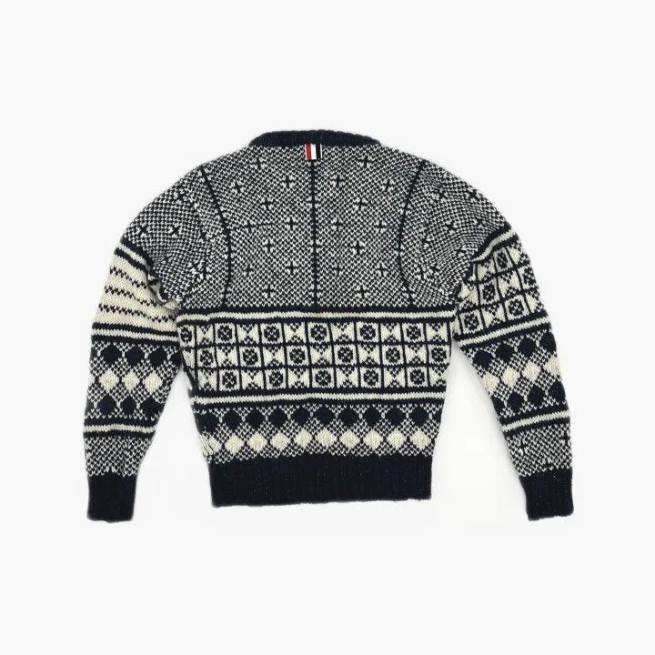 Thom Browne Thom Browne Stylish Knitted Sweater 0079 Size US S / EU 44-46 / 1 - 3 Thumbnail