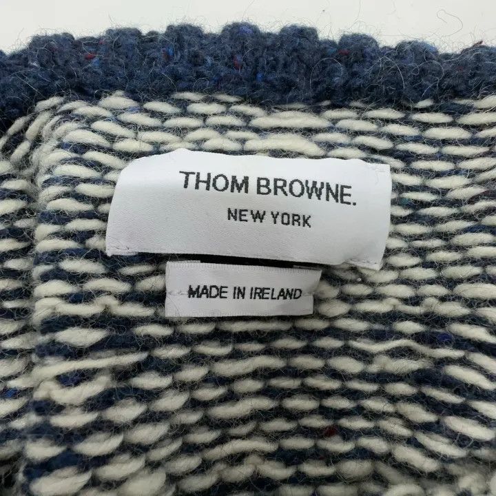 Thom Browne Thom Browne Stylish Knitted Sweater 0079 Size US S / EU 44-46 / 1 - 4 Thumbnail
