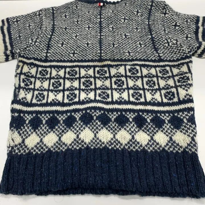 Thom Browne Thom Browne Stylish Knitted Sweater 0079 Size US S / EU 44-46 / 1 - 8 Thumbnail