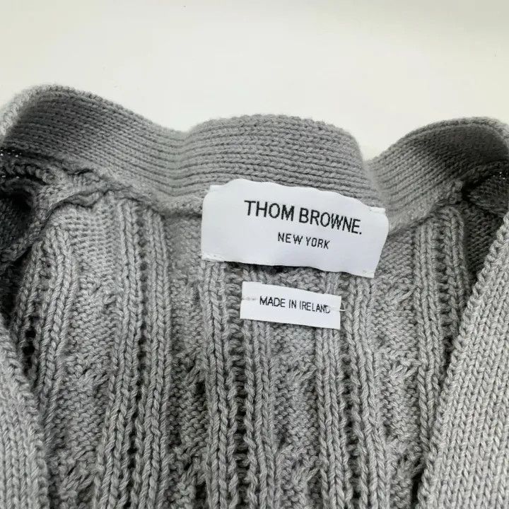 Thom Browne Thom Browne SS22 V-Neck Button Cardigan 0079 Size US M / EU 48-50 / 2 - 5 Thumbnail