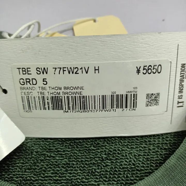 Thom Browne Thom Browne Green Long Sleeve Sweatshirt 0079 Size US L / EU 52-54 / 3 - 6 Thumbnail