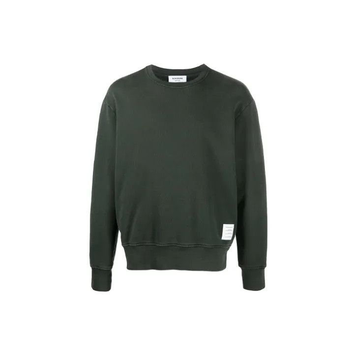 Thom Browne Thom Browne Green Long Sleeve Sweatshirt 0079 Size US L / EU 52-54 / 3 - 2 Thumbnail