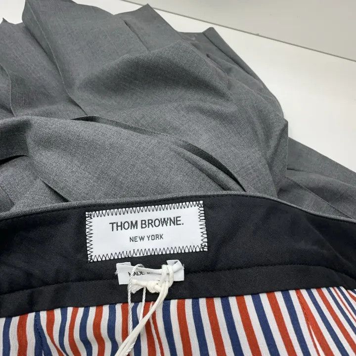 Thom Browne Thom Browne Gray Pleated Skirt 0079 Size US 36 / EU 52 - 6 Thumbnail