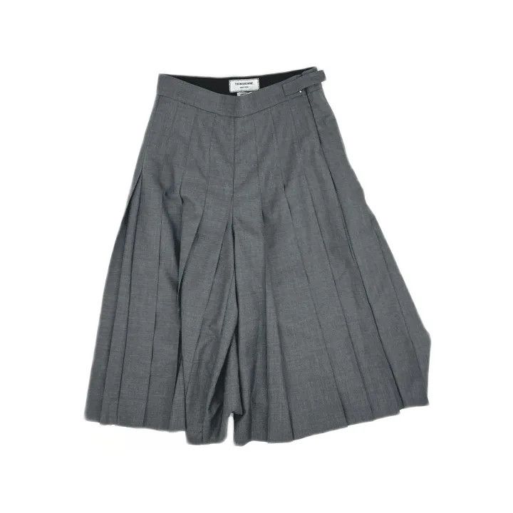 Thom Browne Thom Browne Gray Pleated Skirt 0079 Size US 36 / EU 52 - 2 Thumbnail