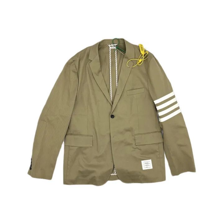 Thom Browne Thom Browne Striped Single Button Blazer 0079 Size US S / EU 44-46 / 1 - 2 Thumbnail