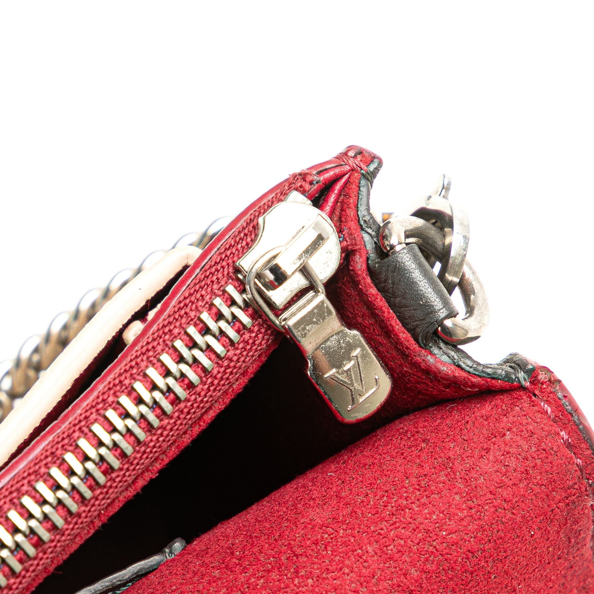 Louis Vuitton Louis Vuitton Bicolor Leather MyLockMe Chain Pochette Size ONE SIZE - 9 Thumbnail