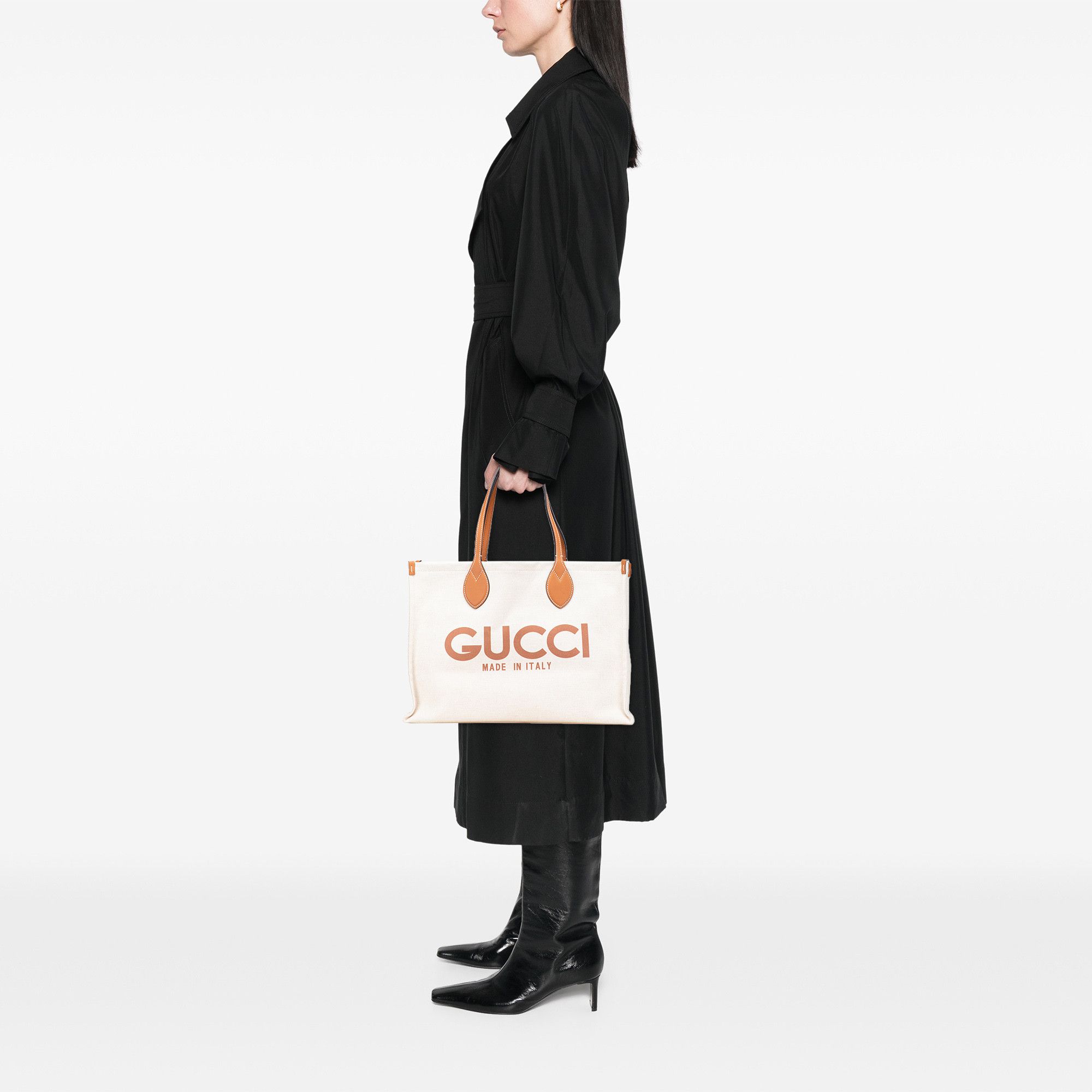 Gucci Gucci Large Canvas Logo Tote Size ONE SIZE - 13 Thumbnail