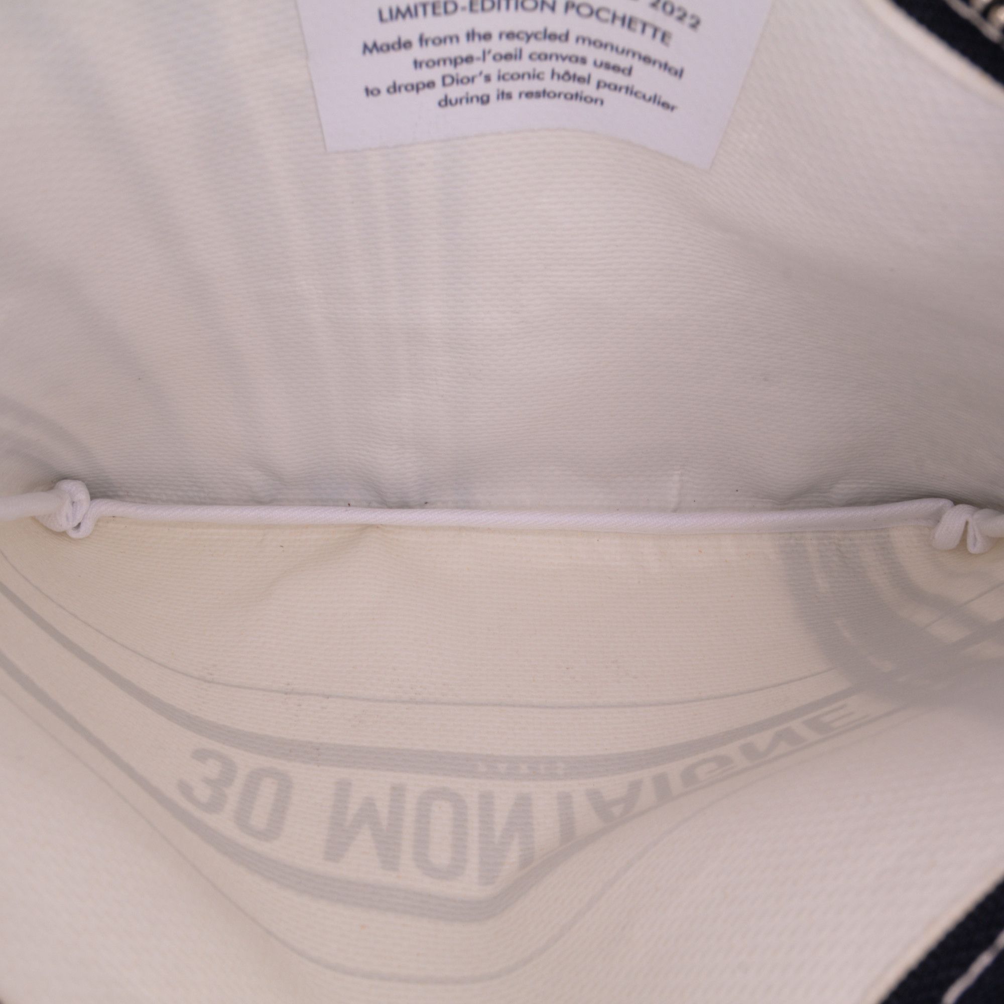 Dior Dior Limited Edition Bilum Trompe Loeil Canvas 30 Montaigne Pochette Size ONE SIZE - 4 Thumbnail
