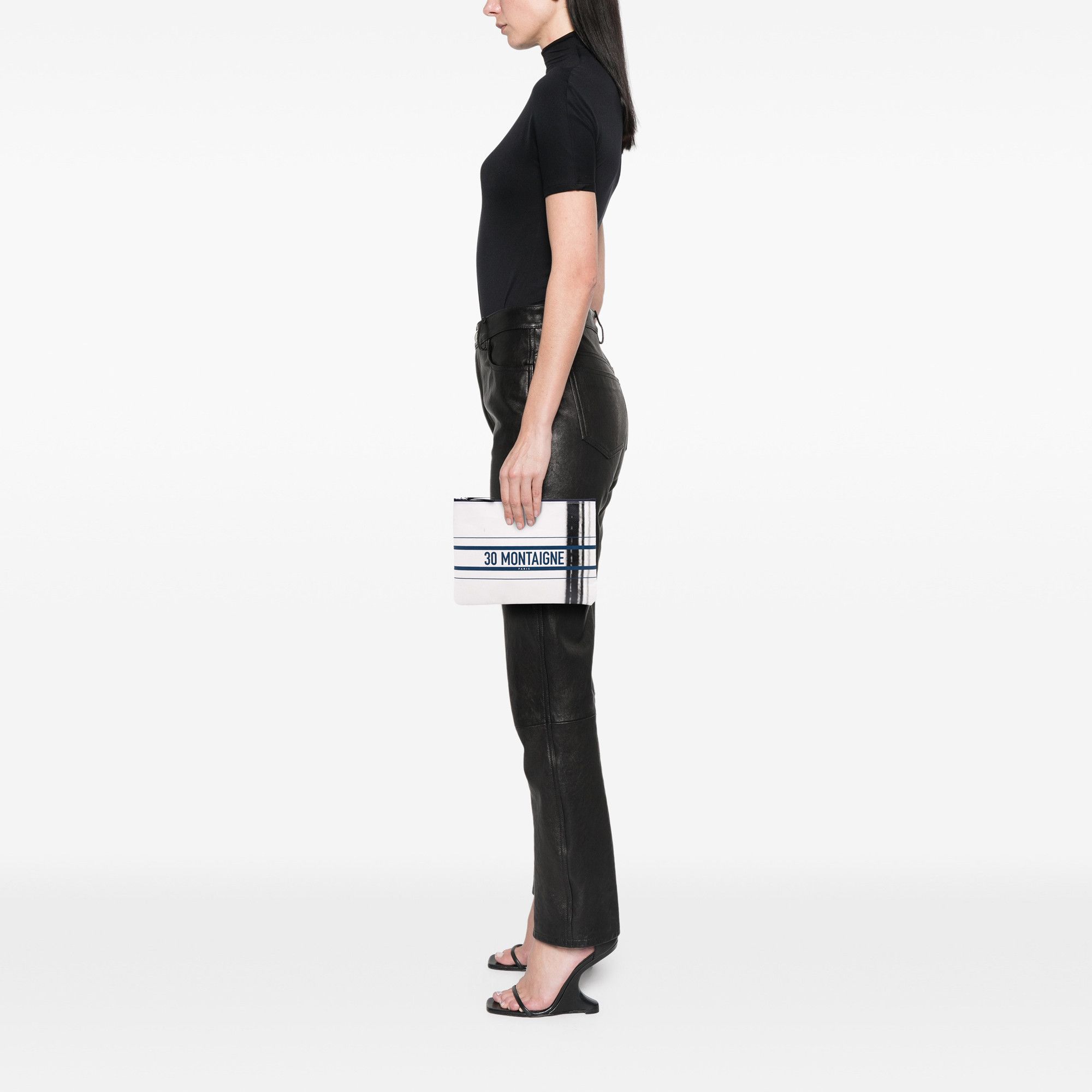 Dior Dior Limited Edition Bilum Trompe Loeil Canvas 30 Montaigne Pochette Size ONE SIZE - 10 Thumbnail