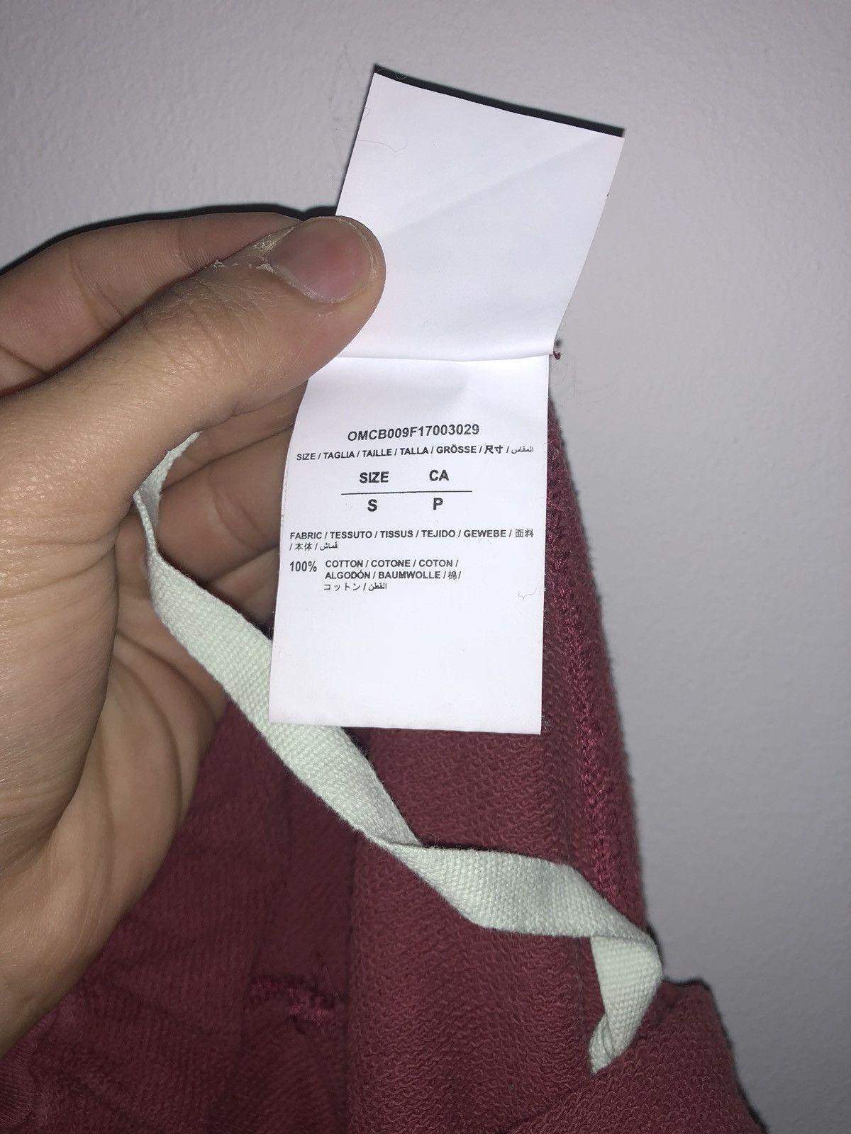 Off-White Off White Maroon Shorts Size US 34 / EU 50 - 5 Thumbnail