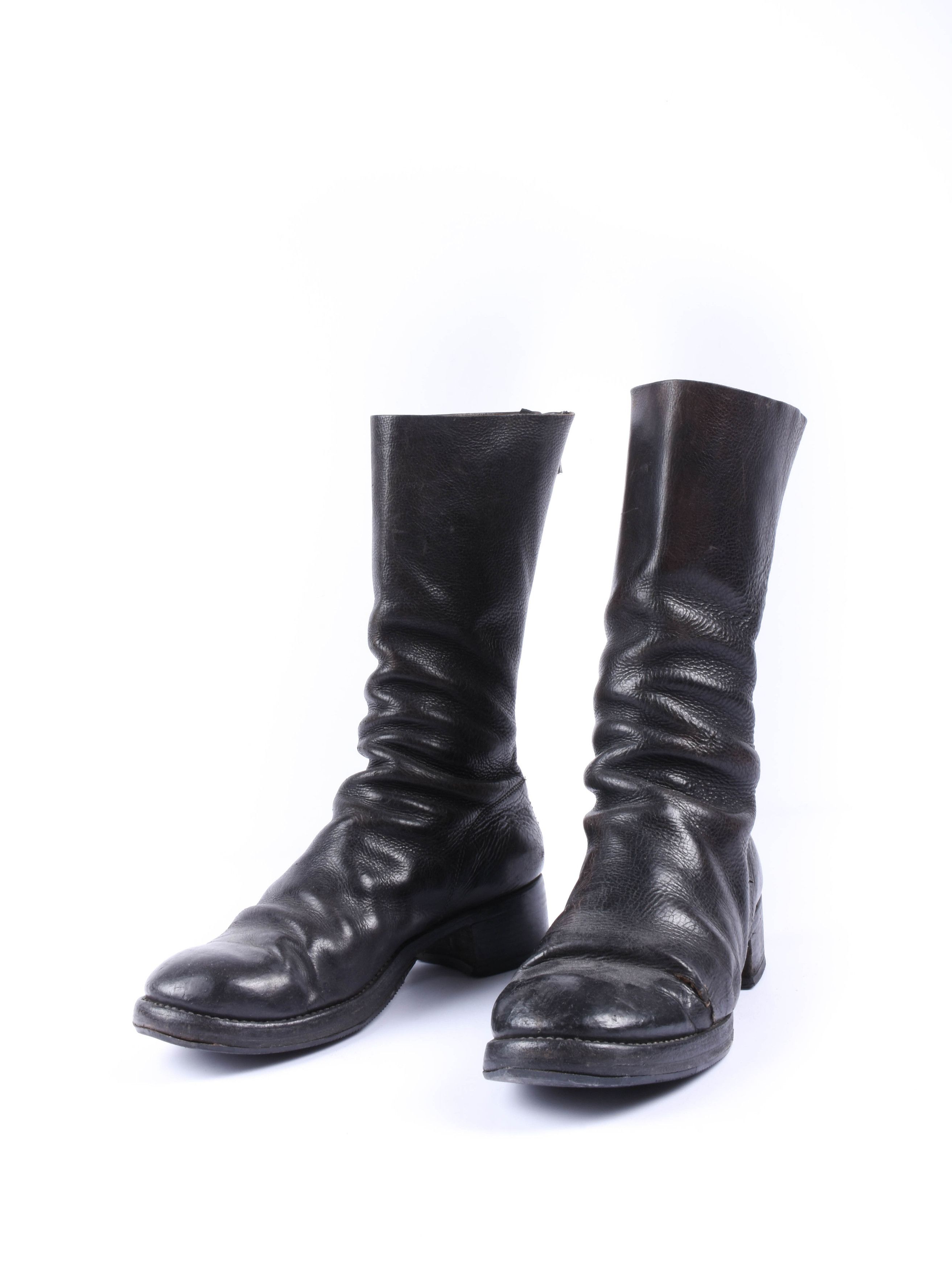 Guidi 789Z Tall Backzip Full Grain Black Horse Boots