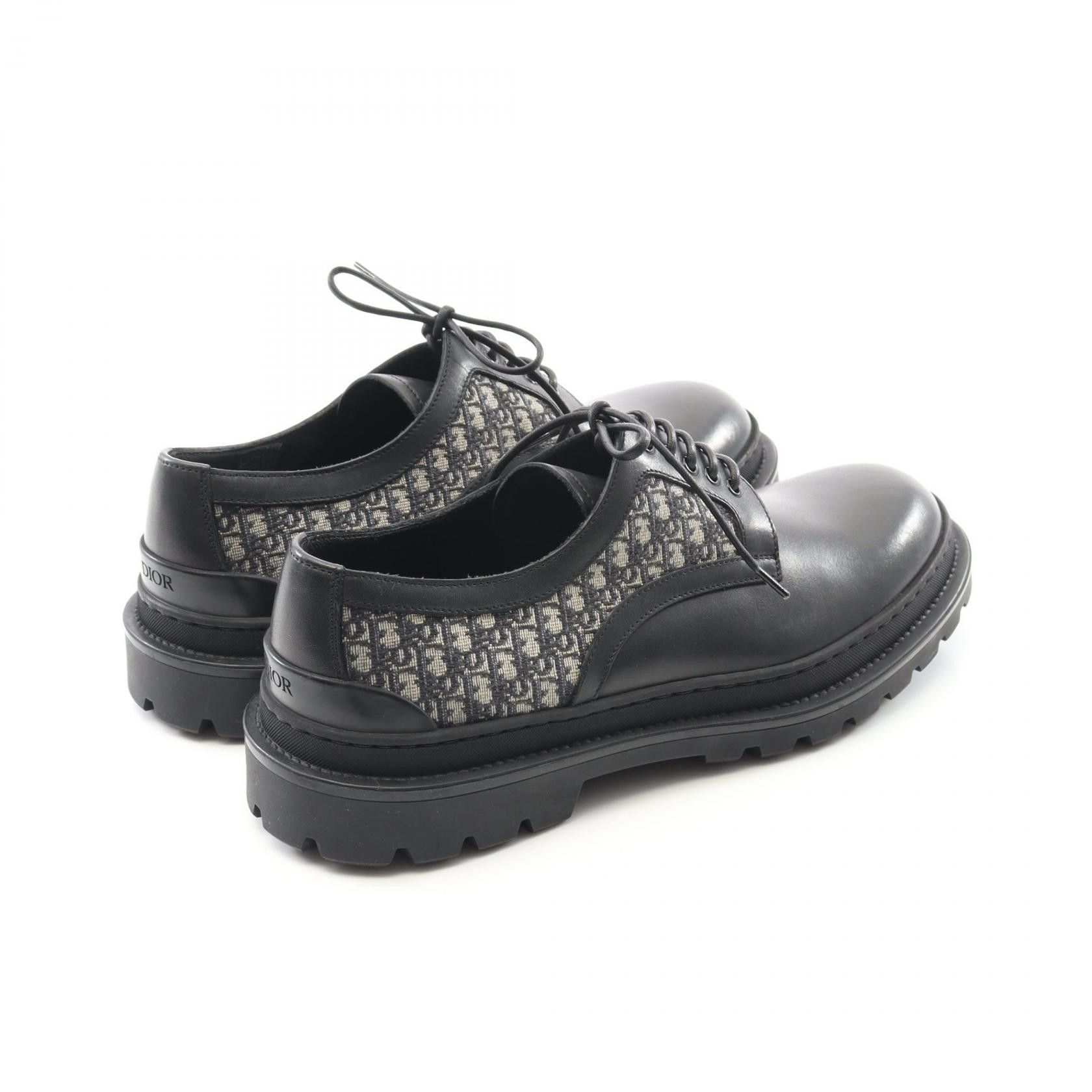 Dior Dior Dior Dior Explorer Oblique Leather Canvas Derby Shoes Leather Shoes DUTY FREE for USA Size ONE SIZE - 2 Thumbnail