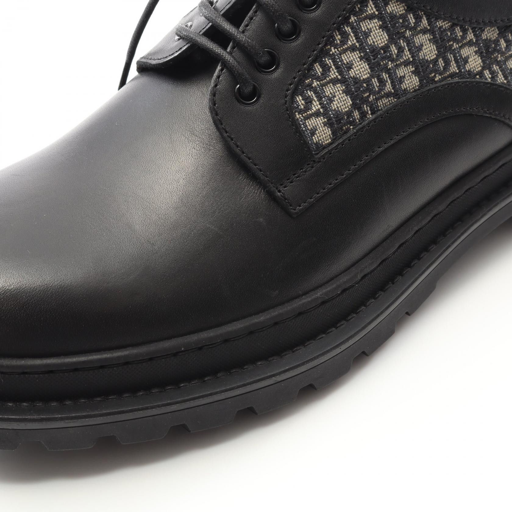 Dior Dior Dior Explorer Oblique Leather Canvas Derby Shoes