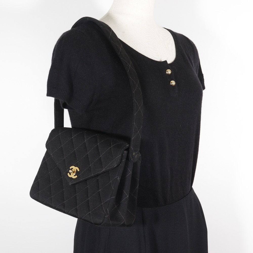 Chanel Chanel Chanel Matelasse Cotton Shoulder Bag Cotton Shoulder Bag DUTY FREE for USA Size ONE SIZE - 18 Thumbnail