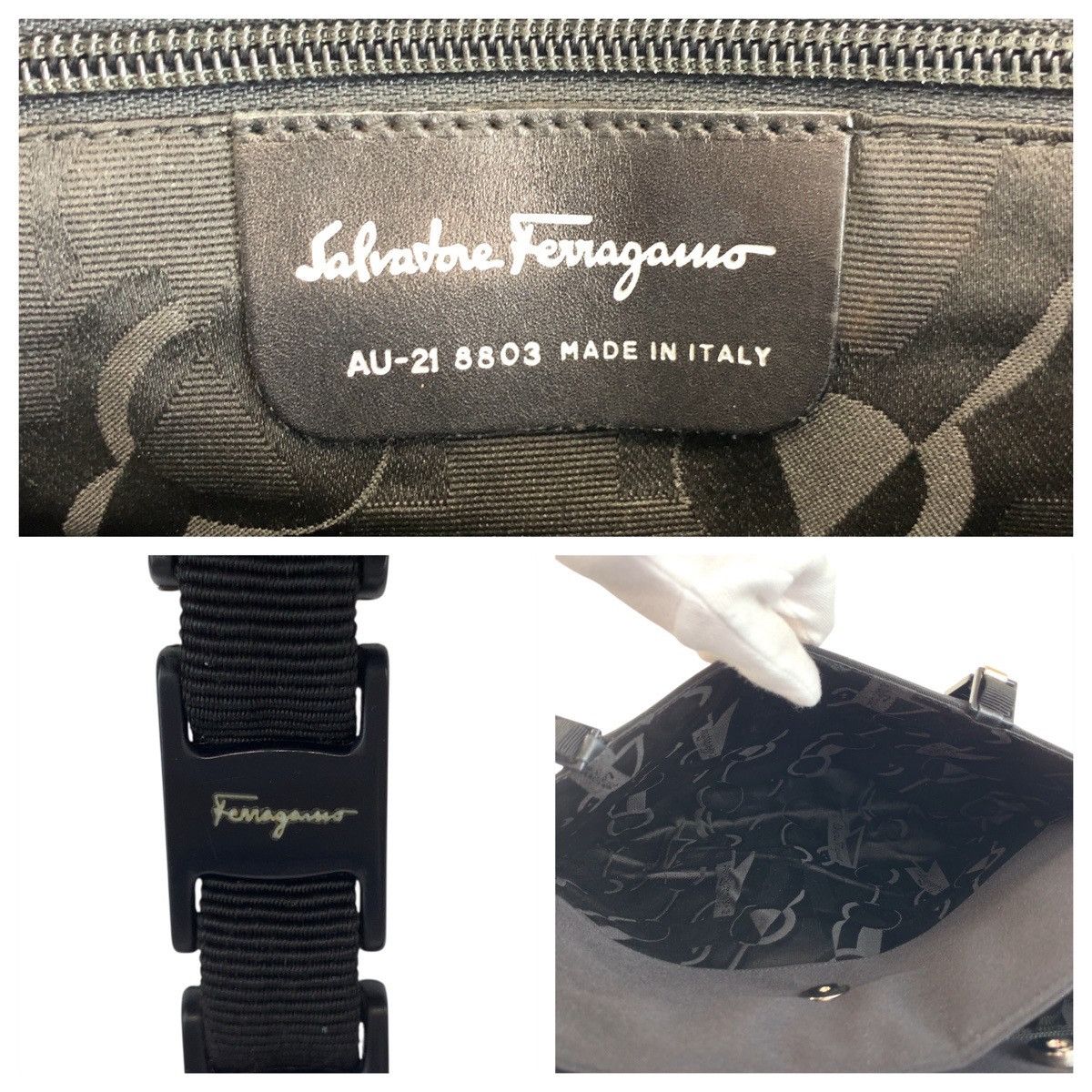 Salvatore Ferragamo Salvatore Ferragamo Salvatore Ferragamo Vara Nylon 2way Bag Others Shoulder Bag AU-21 8803 DUTY FREE for USA Size ONE SIZE - 4 Thumbnail