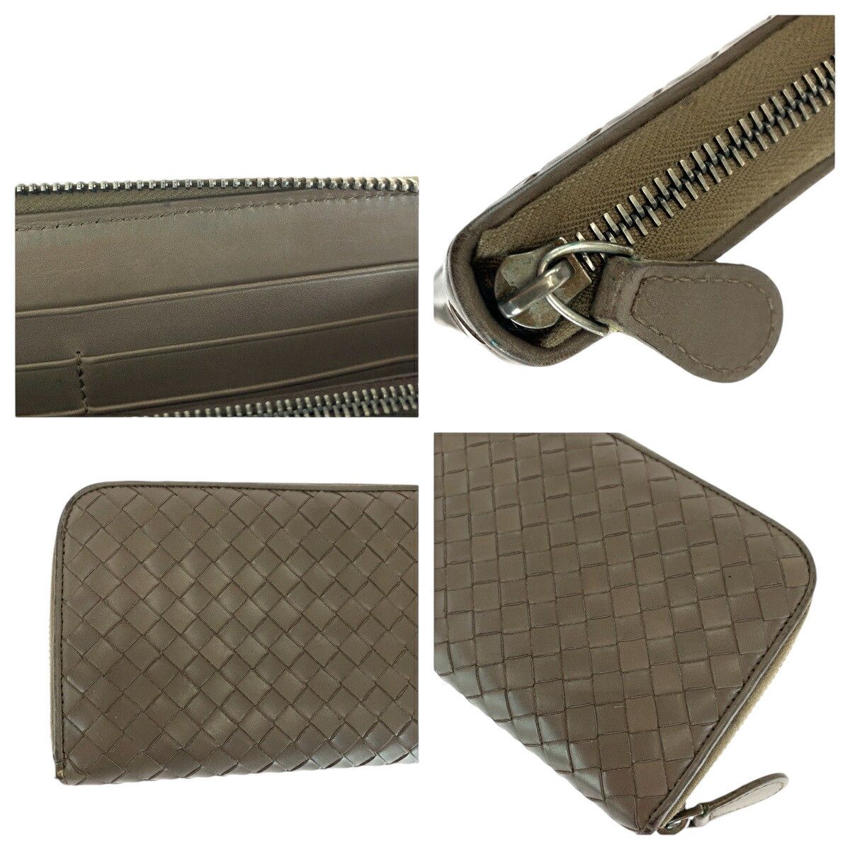 Bottega Veneta Bottega Veneta Bottega Veneta Intrecciato Calfskin Long Wallet Leather Long Wallet V4651 Size ONE SIZE - 6 Thumbnail