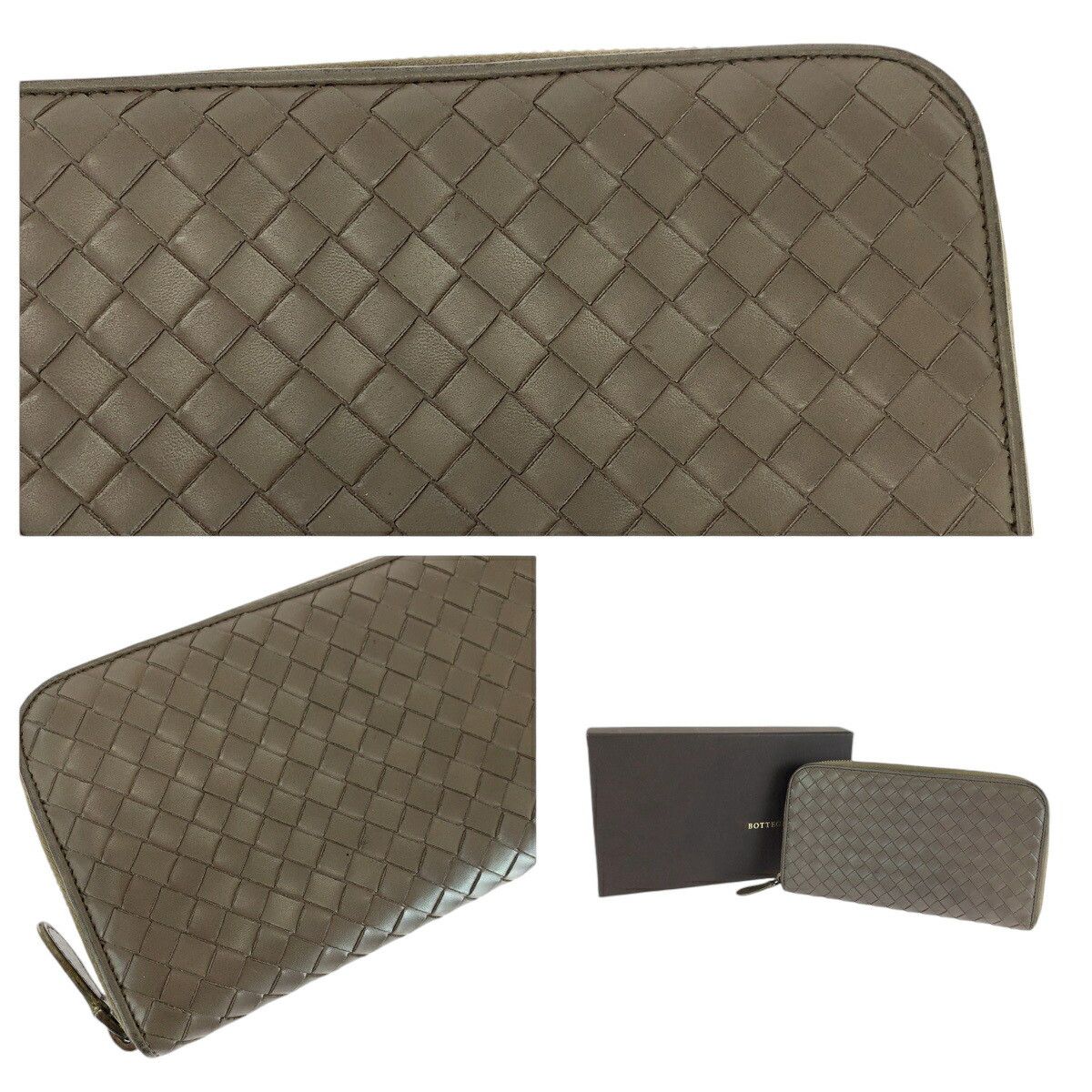 Bottega Veneta Bottega Veneta Bottega Veneta Intrecciato Calfskin Long Wallet Leather Long Wallet V4651 Size ONE SIZE - 7 Thumbnail