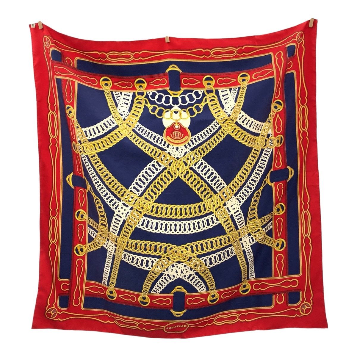 Hermes Hermes Hermes MAILLONS Silk Scarf Others Scarf DUTY FREE for USA Size ONE SIZE - 2 Thumbnail