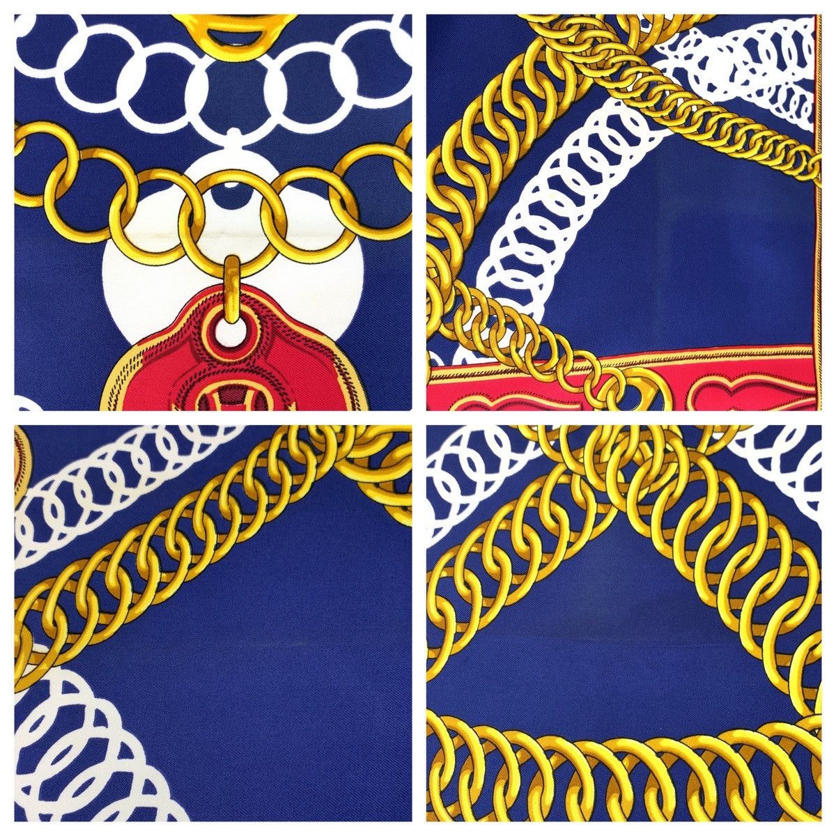 Hermes Hermes Hermes MAILLONS Silk Scarf Others Scarf DUTY FREE for USA Size ONE SIZE - 4 Thumbnail