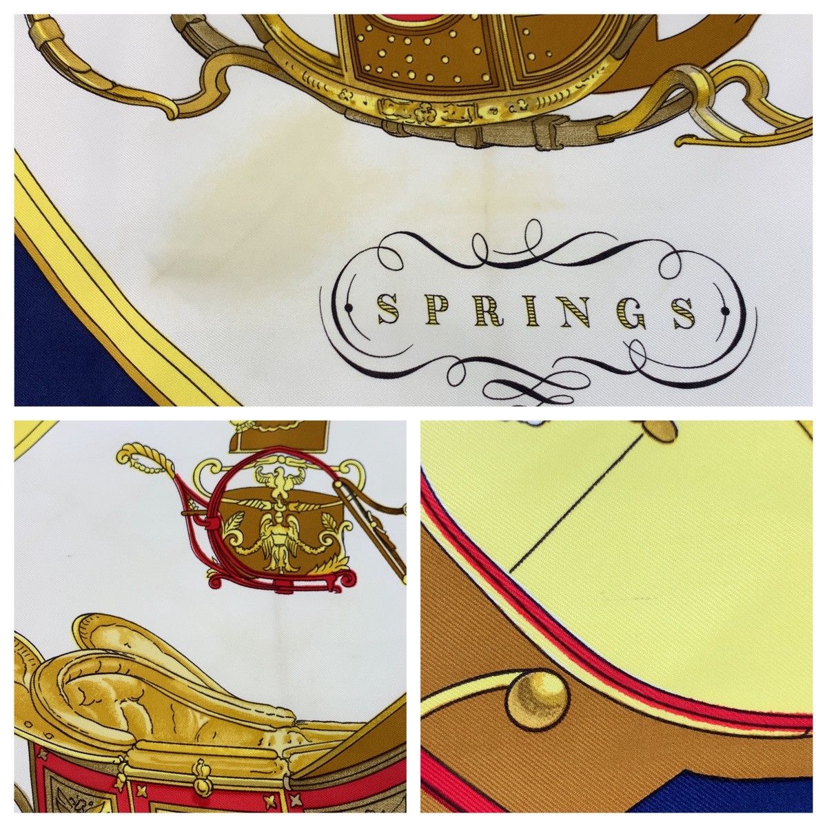 Hermes Hermes Hermes SPRINGS Silk Scarf Others Scarf DUTY FREE for USA Size ONE SIZE - 4 Thumbnail