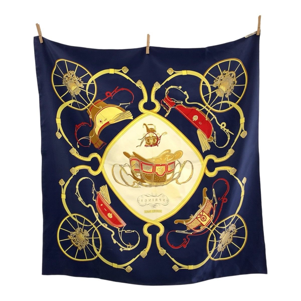 Hermes Hermes Hermes SPRINGS Silk Scarf Others Scarf DUTY FREE for USA Size ONE SIZE - 2 Thumbnail