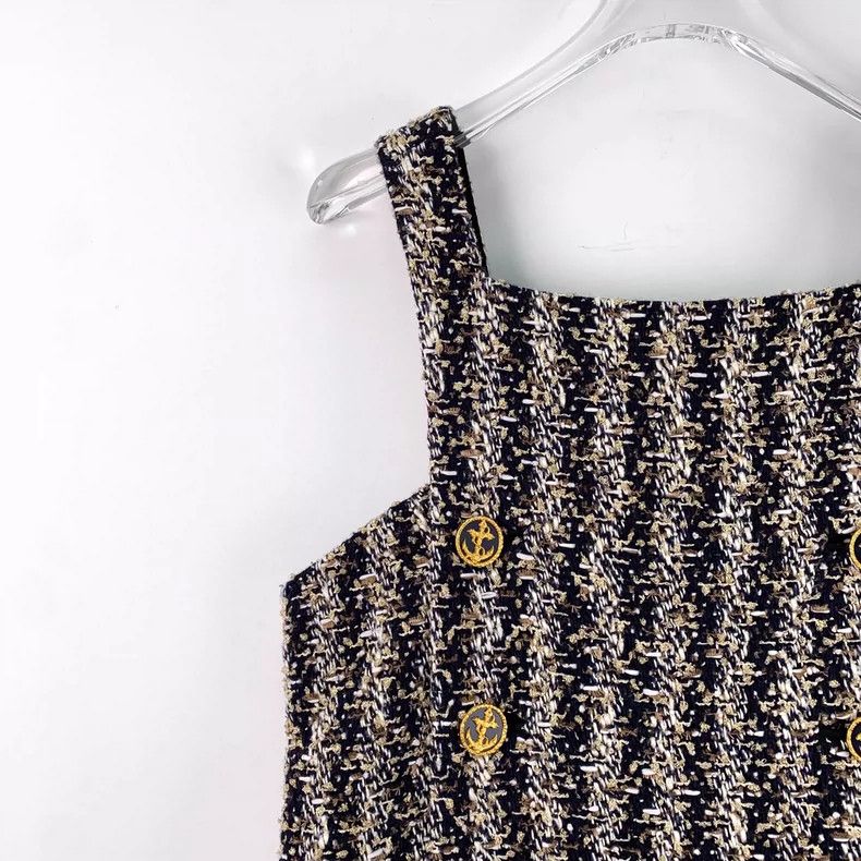 Louis Vuitton louis vuitton brown wool sleeveless dress-dmc Size XS / US 0-2 / IT 36-38 - 3 Thumbnail