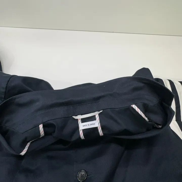 Thom Browne Thom Browne Navy Stripe Suit Jacket for Men 0079 Size US M / EU 48-50 / 2 - 8 Thumbnail