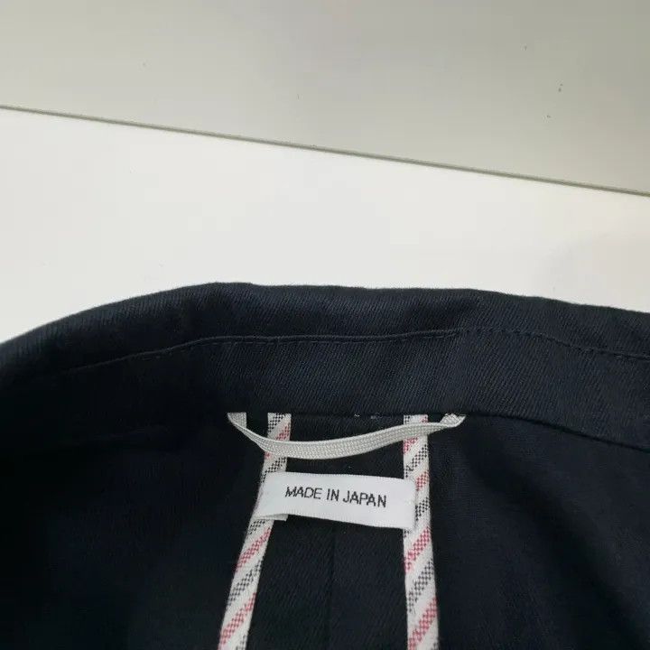 Thom Browne Thom Browne Navy Stripe Suit Jacket for Men 0079 Size US M / EU 48-50 / 2 - 7 Thumbnail