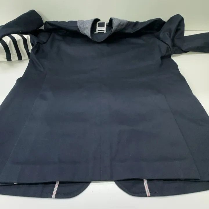Thom Browne Thom Browne Navy Stripe Suit Jacket for Men 0079 Size US M / EU 48-50 / 2 - 13 Thumbnail