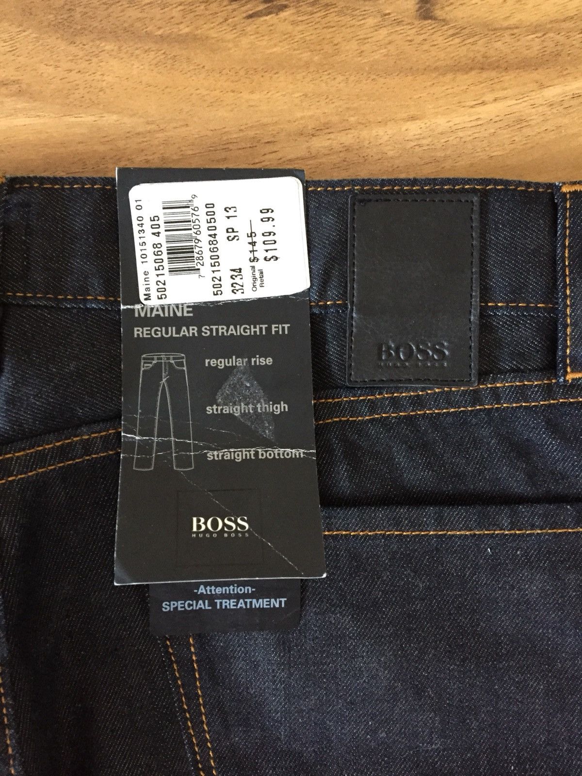 Hugo Boss BRAND NEW Hugo Boss Raw Denim 32x34 Size US 32 / EU 48 - 4 Thumbnail