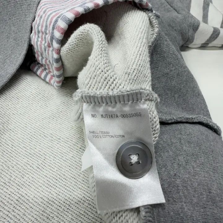 The Elder Statesman TB Gray Striped Cardigan for Men 0079 Size US M / EU 48-50 / 2 - 5 Thumbnail