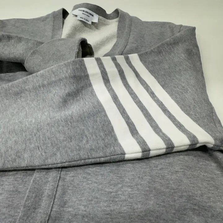 The Elder Statesman TB Gray Striped Cardigan for Men 0079 Size US M / EU 48-50 / 2 - 11 Thumbnail