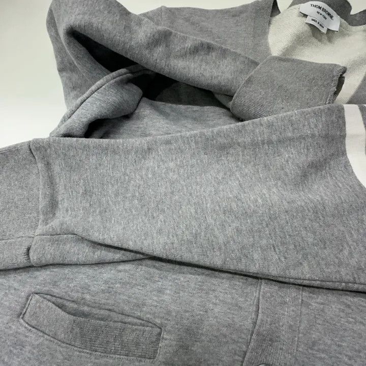 The Elder Statesman TB Gray Striped Cardigan for Men 0079 Size US M / EU 48-50 / 2 - 12 Thumbnail