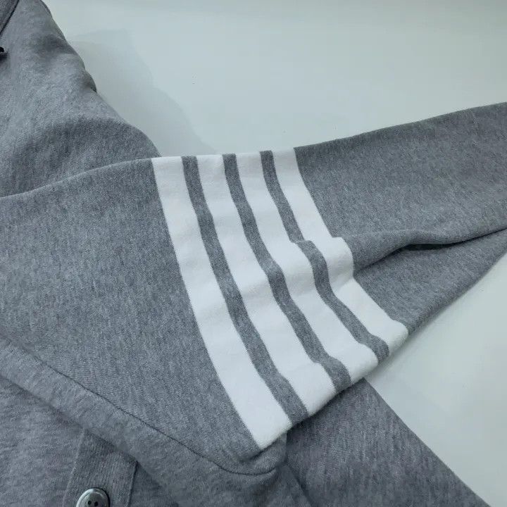 The Elder Statesman TB Gray Striped Cardigan for Men 0079 Size US M / EU 48-50 / 2 - 9 Thumbnail