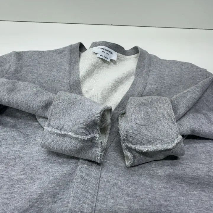 The Elder Statesman TB Gray Striped Cardigan for Men 0079 Size US M / EU 48-50 / 2 - 13 Thumbnail