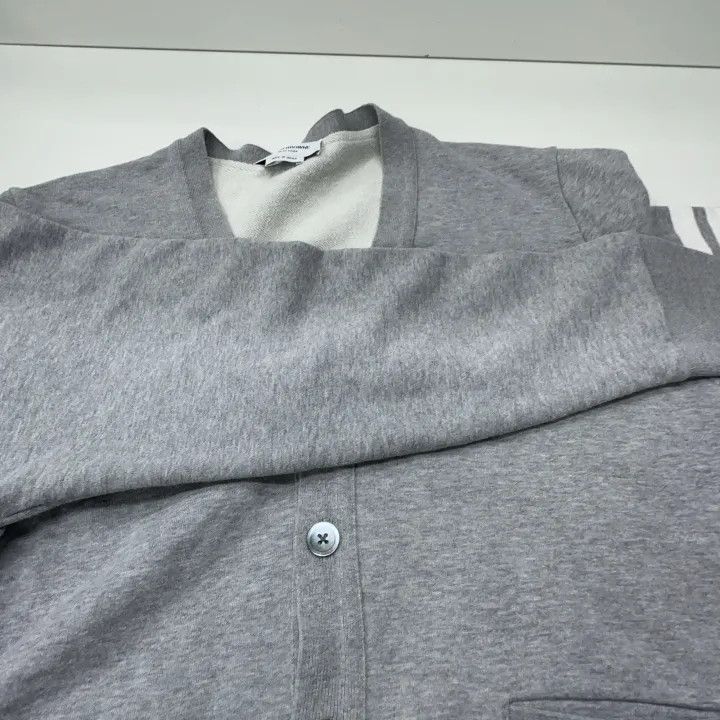 The Elder Statesman TB Gray Striped Cardigan for Men 0079 Size US M / EU 48-50 / 2 - 8 Thumbnail
